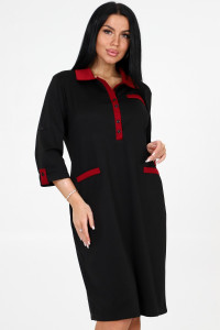 Платье женское №31789 академик (последний размер) черный 52