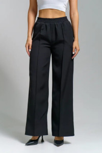 Брюки женские "Мила" 1306 полиэстер (последний размер) черный 44,48