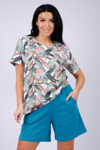 Костюм двойка женский "Николь" кулирка (последний размер) 56