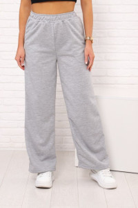 Брюки женские БР-10 коттон фит (р-ры: 44-62) серый меланж