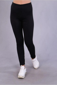 Лосины детские "Ксения" рибана с начесом (последний размер) черный 170