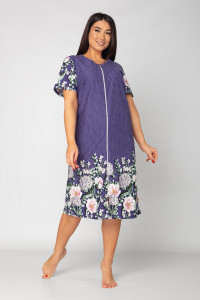 Халат женский К-305 "Венера" кулирка (последний размер) фиолетовый 60