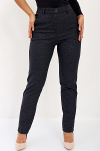 Брюки женские "Классика С" трикотаж (последний размер) синий 54,56