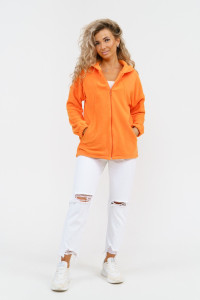 Толстовка женская 960 флис пенье антипилинг (последний размер) оранжевый 52