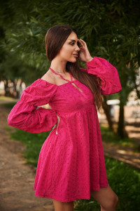 Платье женское №7337 шитье (р-ры: 42-48) фуксия