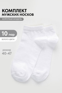 Носки мужские "Стиль" - упаковка 10 пар белый