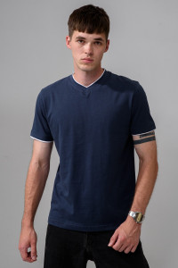 Футболка мужская №14490 кулирка (р-ры: 48-58) антрацит