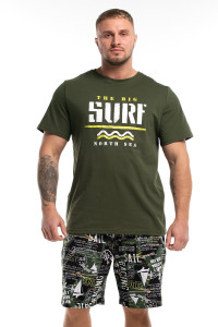 Костюм двойка мужской М-005КП "Surf" кулирка (последний размер) светлый хаки 52