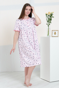Сорочка женская №42289 кулирка (р-ры: 54-64) розовый