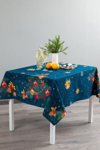 Скатерть рогожка "Новый год"