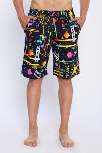 Шорты мужские №56621 кулирка (последний размер) черный 54,56