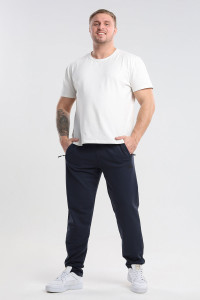 Брюки мужские №05 футер 2-х нитка (последний размер) фумэ 58