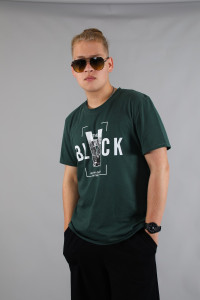 Футболка мужская №88066 кулирка (последний размер) хаки 48