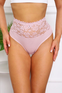 Трусы женские №64699 модал с лайкрой (последний размер) пудра 50