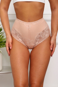Трусы женские №64866 лапша (р-ры: 52-56) бежевый