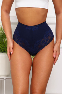Трусы женские №64866 лапша (р-ры: 52-56) синий