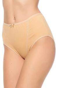 Трусы женские "Виктория" хлопок+эластан (последний размер) бежевые XL,2XL