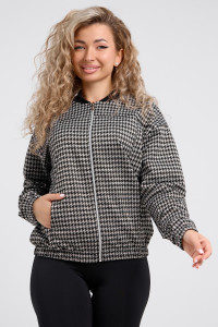 Толстовка женская ТЖ-16 жаккард (р-ры: 46-56) бежевый