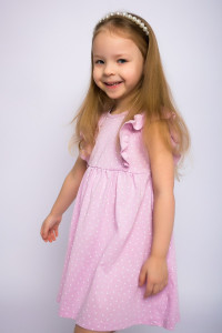 Платье детское "Кружок-20" кулирка (последний размер) 98