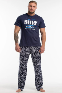Костюм двойка мужской "Surf" М-9КМ-1 кулирка (р-ры: 46-60) индиго