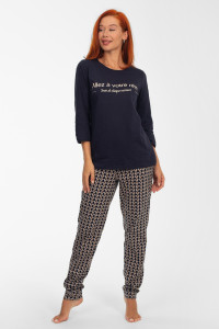 Костюм двойка женский К-337 "Фиби" кулирка (р-ры: 48-62) цепи