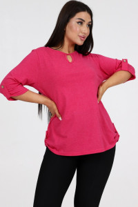 Туника женская ТК-126 3027 кулирка (последний размер) малиново-красный 48-50