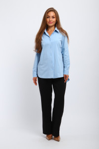 Костюм двойка женский №31984 академик (р-ры: 46-56) голубой