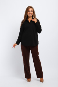 Костюм двойка женский №31984 академик (р-ры: 46-56) черный