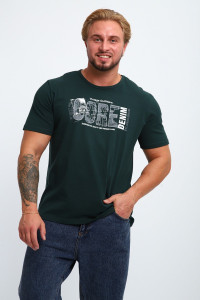 Футболка мужская №105.2 кулирка (р-ры: 50-60) хаки