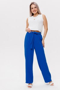 Брюки женские БР39 жатка (последний размер) василек 56