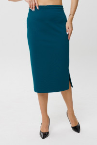 Юбка женская Ю18 нейлон (последний размер) петроль 50