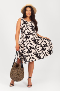 Сарафан женский К-182 "Дарина" кулирка (последний размер) беж 52