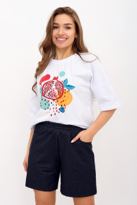 Костюм двойка женский "Сфера" кулирка+футер 2-х нитка (последний размер) 44,50