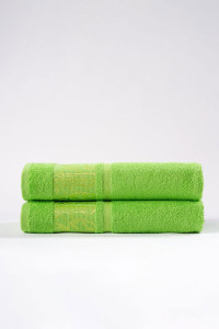 Набор махровых полотенец "Decorative" салатовый 2 шт.