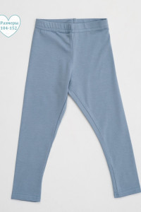Легинсы детские "Узоры" №053111 кулирка с лайкрой (р-ры: 104-152) серый