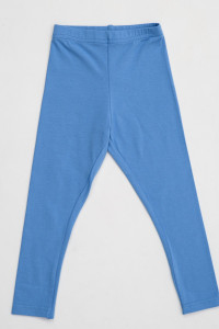 Легинсы детские "Узоры" №053111 кулирка с лайкрой (р-ры: 104-152) голубой