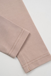 Легинсы детские "Узоры" №053111 кулирка с лайкрой (р-ры: 104-152) какао