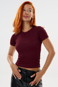 Футболка женская "Египет К" лапша (последний размер) каберне 48