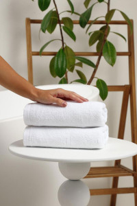 Набор махровых полотенец "Monochrome Spa" белый 2 шт.