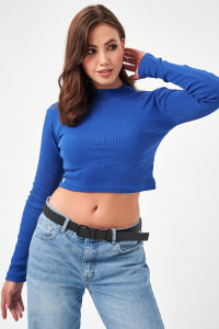 Водолазка женская №52719 кашкорсе (р-ры: 42-48) голубой