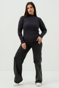 Водолазка женская №52713 кашкорсе (р-ры: 42-56) графит