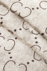 Покрывало-плед велсофт "Витраж" (последний размер) кремовый 150х210