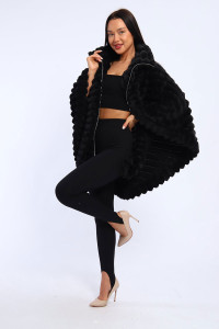 Манто женское Т1315.4 велсофт (р-ры: 48-64)