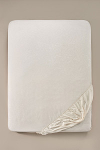 Простыня на резинке полисатин ПС-крем