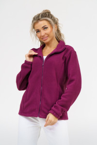 Толстовка женская 958 флис пенье антипилинг (последний размер) бордо 58