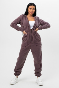 Комбинезон женский "Комбинезон-2" флис (последний размер) капучино 52