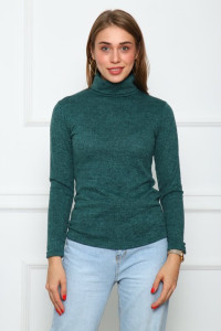 Водолазка женская "В4-2-З" ангора кашемир (последний размер) зеленый 46