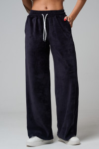 Брюки женские №67190 велюр (р-ры: 44-56) графит