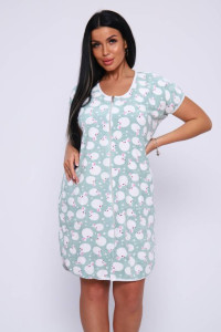 Халат женский Х-324 махра (последний размер) оливковый 48