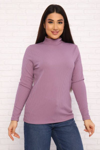 Водолазка женская Ф-710 лапша (последний размер) сиреневый 50